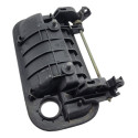 Macaneta Externa Porta Dianteita Esquerda Vectra 1997 2005 Preto Dianteira