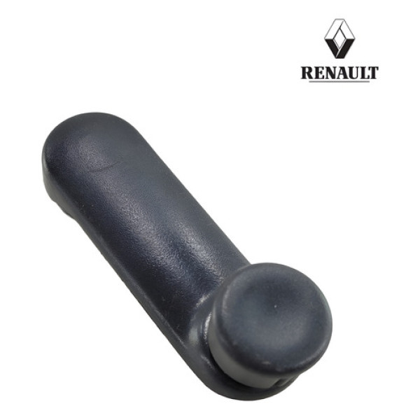Manivela Abertura Vidro Alavanca Renault Clio 2000 2003 Cinza