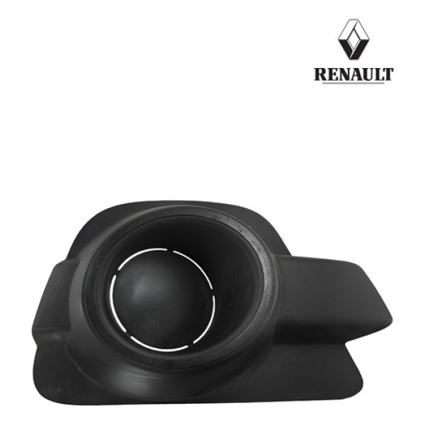 Moldura Milha Neblina Esquerdo Renault Kwid 2017 2019 Preto Ambos Os Lados