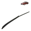 Moldura Coluna Porta Esquerda Chevrolet Omega 1992 1993 Prateado