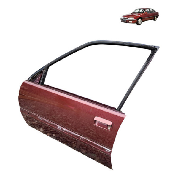 Porta Dianteira Esquerda Chevrolet Omega Suprema 1992 1993 Dianteira Esquerda Vermelho
