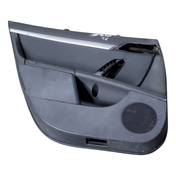 Forro Porta Traseiro Esquerdo Peugeot 407 2009 2011 Preto