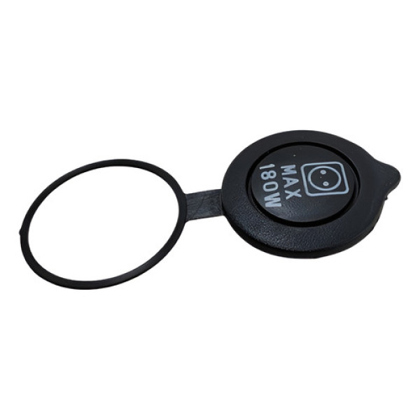 Tampa Acendedor Tomada Fiat Punto 12v 2001 2020 51765404 Preto