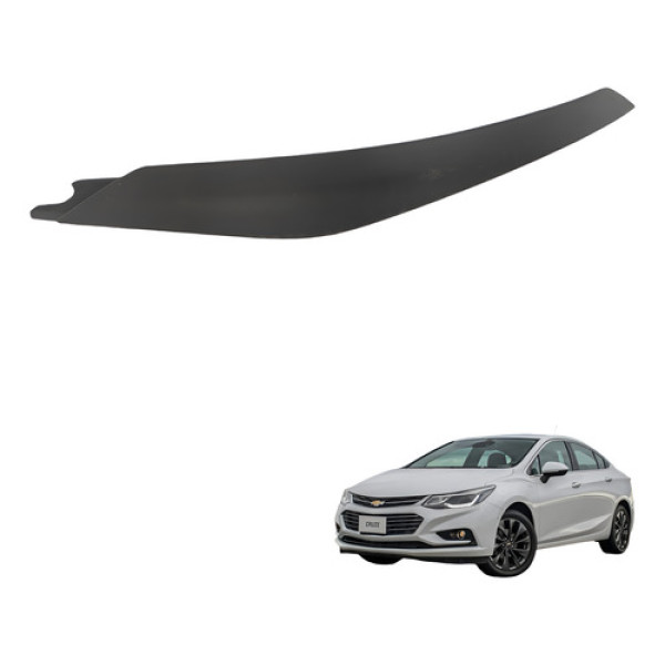 Moldura Puxador Chevrolet Cruze 2016 2019 1.4 Turbo Preto