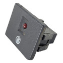 Botao Comando Alarme Interno Chevrolet S10 Blazer 1996 2000 Preto
