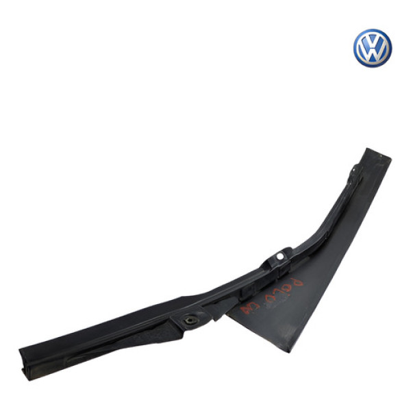 Moldura Externa Porta Traseira Direita Volkswagen Polo 2007 Preto