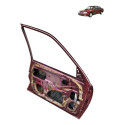 Porta Dianteira Esquerda Chevrolet Omega Suprema 1992 1993 Dianteira Esquerda Vermelho