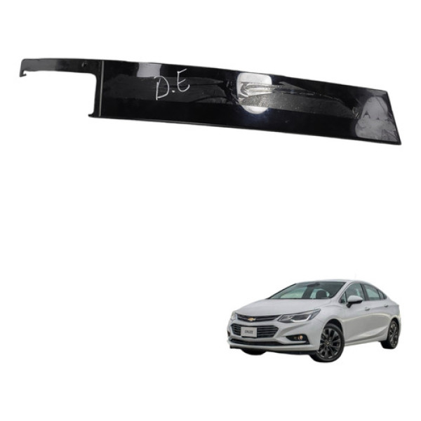 Moldura Porta Dianteira Esquerda Chevrolet Cruze 2017 Usado