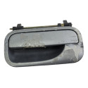 Macaneta Externa Porta Traseira Esquerda Vectra 1997 2005 Preto Traseira