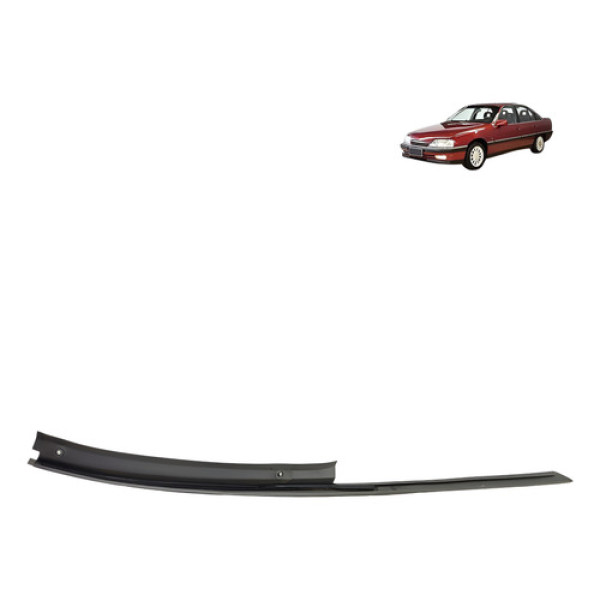 Moldura Coluna Porta Direita Chevrolet Omega 1992 1993 Prateado