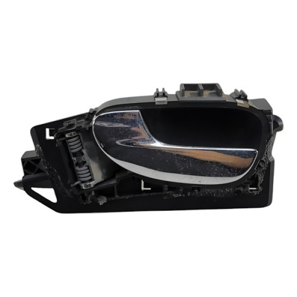 Macaneta Interna Dianteira Esquerdo Peugeot 307 2004 2013 Preto Dianteira