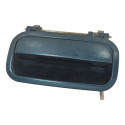 Macaneta Externa Traseira Esquerda Chevrolet Corsa 1994 2005 Preto Traseira