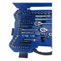 Kit Maleta Ferramentas Catraca Combinada Soquetes Completo Azul