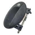 Macaneta Externa Dianteira Direita Chevrolet Celta 2001 2006 Preto Dianteira