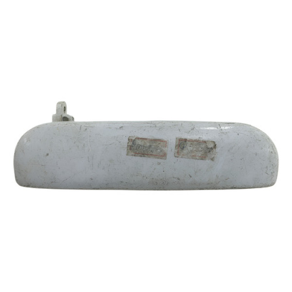Macaneta Externa Porta Ford Escort Zetec 1997 1999 Branco Dianteira