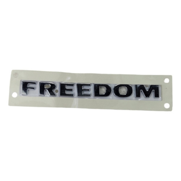 Sigla Freedom Cromado Tampa Letreiro Fiat Toro 2016 2022