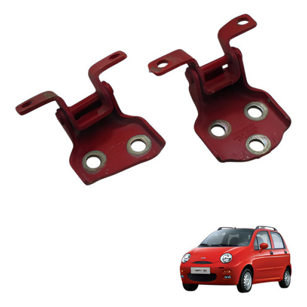 Par Dobradica Porta Dianteira Direita Chery Qq 2010