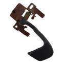 Macaneta Porta Dianteira Direita Gm Blazer 2000 2005 Cinza Traseira