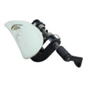 Macaneta Externa Traseira Esquerda Peugeot 206 2006 2010 Branco Traseira