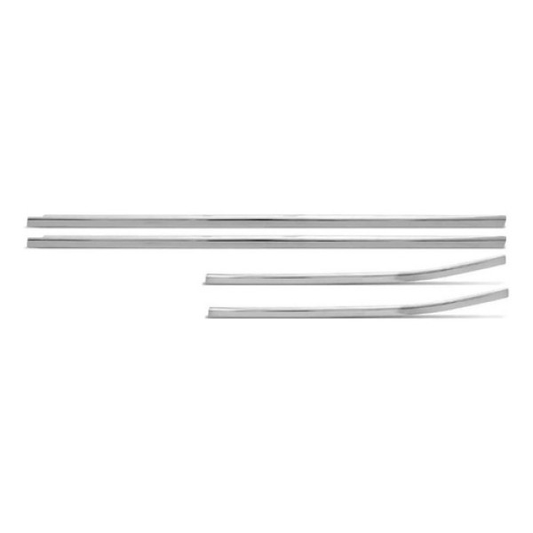 Kit Jogo Pestana Cromado Fiat Toro 2018 2024
