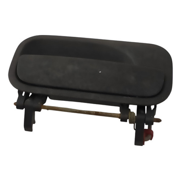 Macaneta Externa Porta Traseira Direita Vectra 1997 2005 Preto Traseira