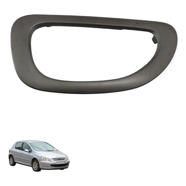 Moldura Macaneta Dianteira Direita Peugeot 307 2005 2006 Cinza Dianteira