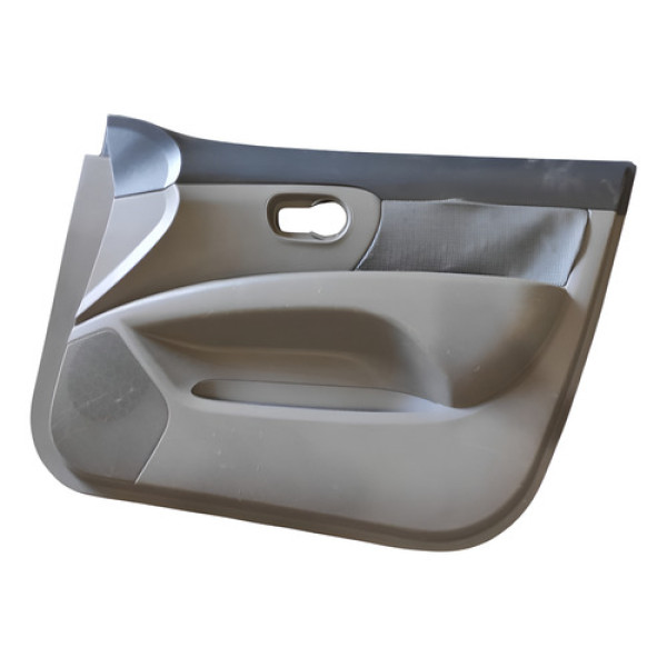 Forro Porta Dianteira Direita Nissan Sentra 2007 2010 Preto Preto