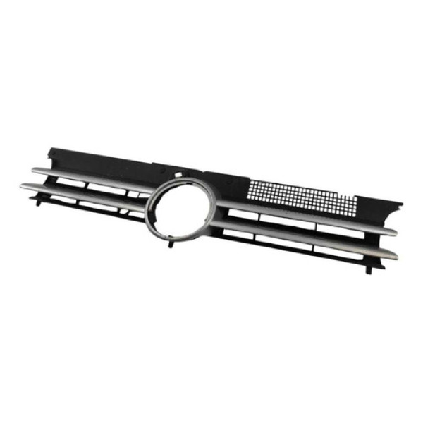 Grade Dianteira Superior Volkswagen Golf 1999 2006 Preto Brilhante
