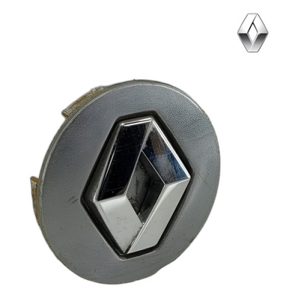 Calota Miolo Roda Renault Duster 2015 2019 Prateado