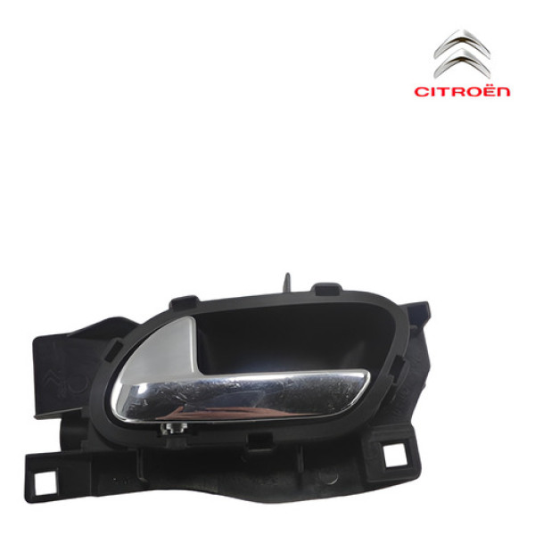 Macaneta Porta Dianteira Esquerda Citroen C4 Pallas 2008 Preto Dianteira/traseira