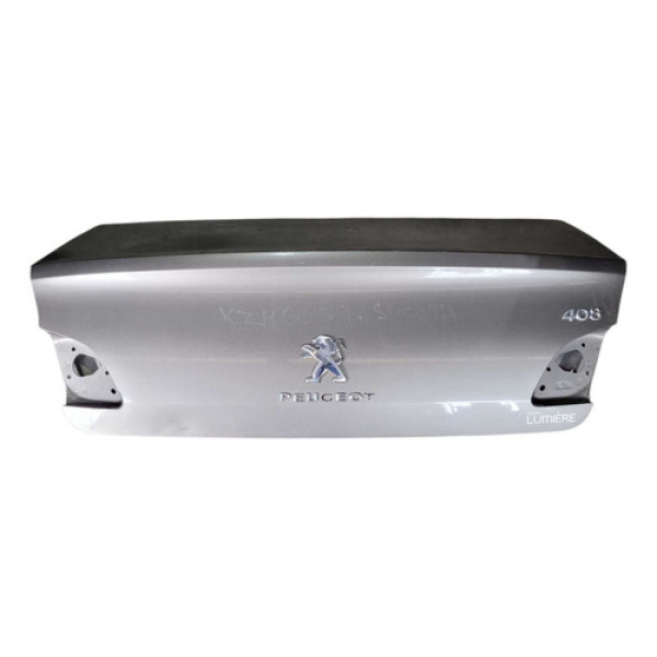 Tampa Traseira Porta Malas Peugeot 408 2011 2014 Prata