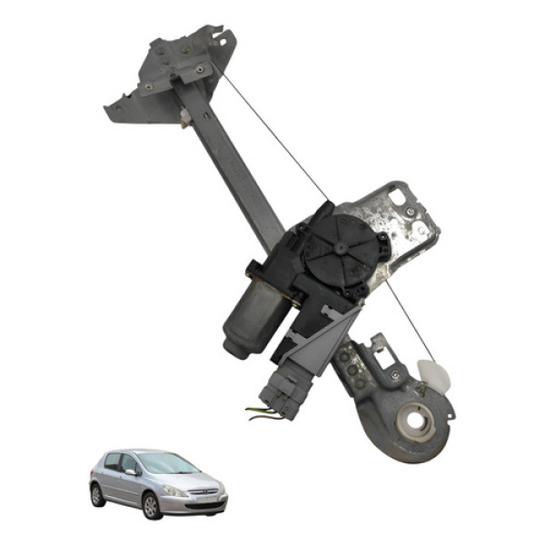 Maquina Eletrica  Traseira Esquerda Peugeot 307 2005 2006