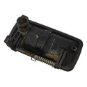 Macaneta Externa Porta Traseira Esquerda Gm S10 1995 2011 Preto