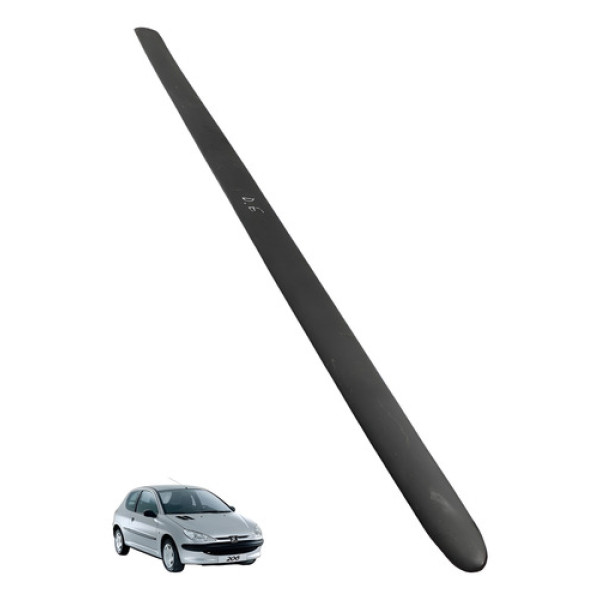 Friso Porta Direita Peugeot 206 2 Portas 2006 2007 Preto
