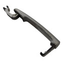 Macaneta Externa Esquerda Citroen C3 2002 2012 Preto Dianteira/traseira