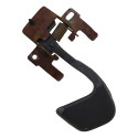 Macaneta Porta Dianteira Direita Gm Blazer 2000 2005 Cinza Traseira