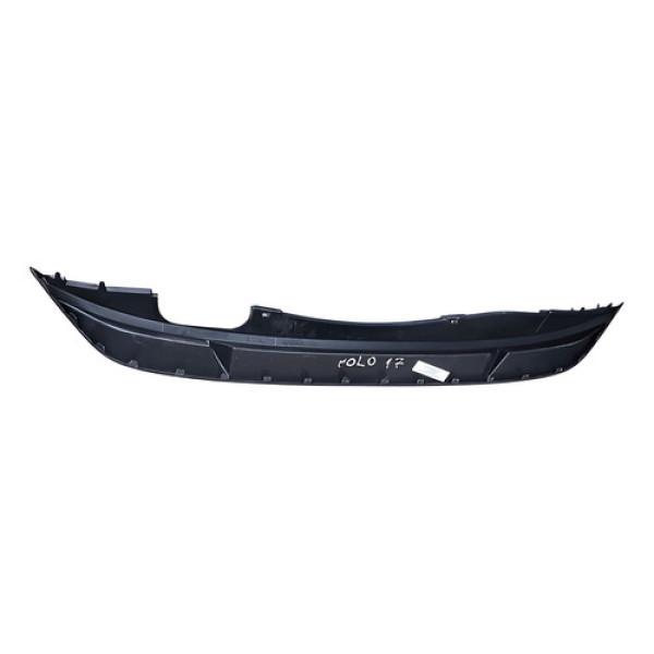 Spoiler Parachoque Traseiro Volkswagen Polo Hatch 2018 2020 Preto