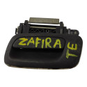 Macaneta Externa Porta Traseira Esquerda Zafira 2007 Preto Traseira