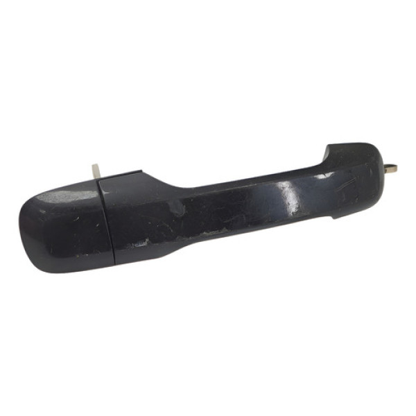 Macaneta Externa Dianteira Direita Ford Fiesta 2002 2013 Preto Dianteira