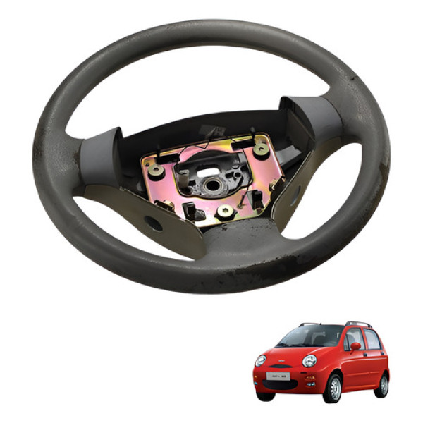 Volante Direcao Chery Qq 2011 2012 - Preto