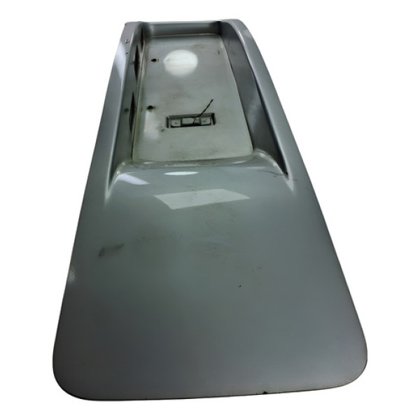 Moldura Tampa Traseira Citroen C3 Aircross 2013 2016 Prateado Brilhante