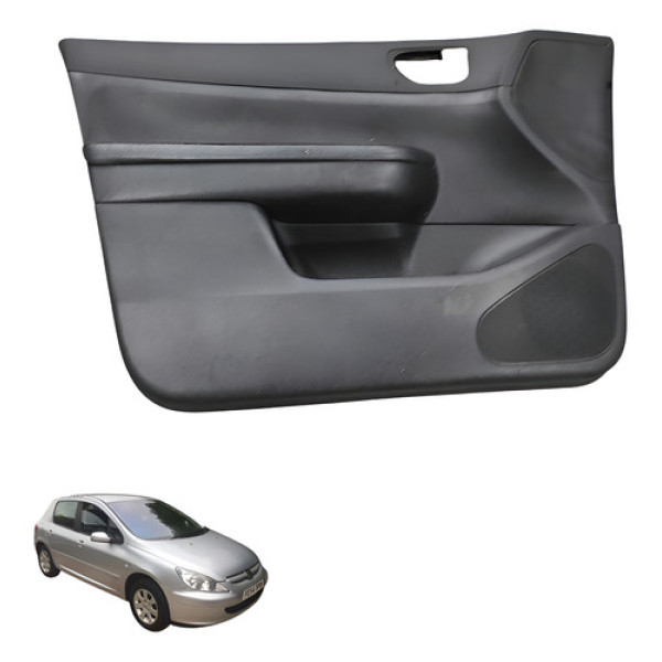Forro Porta Dianteiro Esquerdo Peugeot 307 2.0 2005 2006 Preto