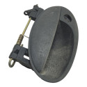 Macaneta Externa Porta Esquerda Chevrolet Celta 2003 2005 Preto Dianteira/traseira