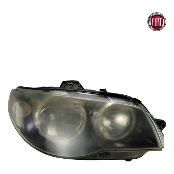 Farol Dianteiro Direito Mascara Negra Fiat Palio 2006 2011 - Direito