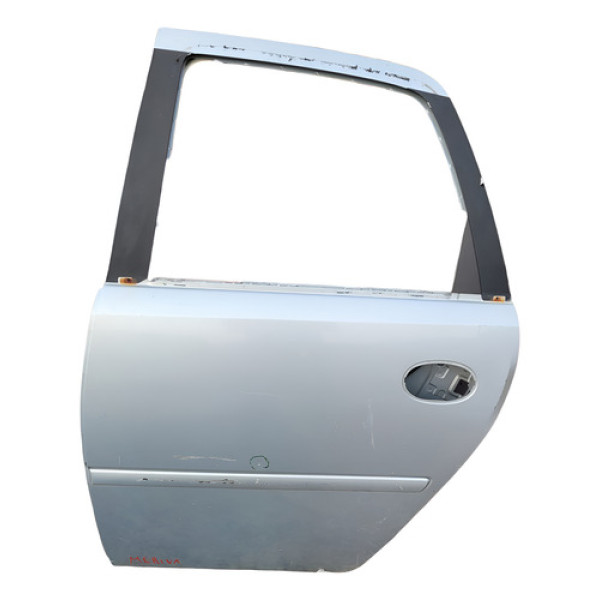 Porta Lateral Traseiro Esquerdo Chevrolet Meriva 2008 Traseira Esquerdo Preto