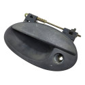 Macaneta Externa Porta Esquerda Chevrolet Celta 2003 2005 Preto Dianteira/traseira
