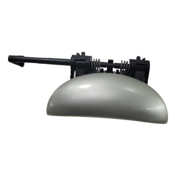Macaneta Externa Dianteira Direita Peugeot 207 2010 Prateado Dianteira/traseira