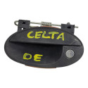 Macaneta Externa Dianteira Esquerda Celta Prisma 2007 2012 Preto Dianteira/traseira