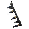 Flauta Combustivel Com Bico Injetor Gm Agile 1.4 2010 2016