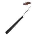 Moldura Coluna Porta Esquerda Chevrolet Omega 1992 1993 Prateado